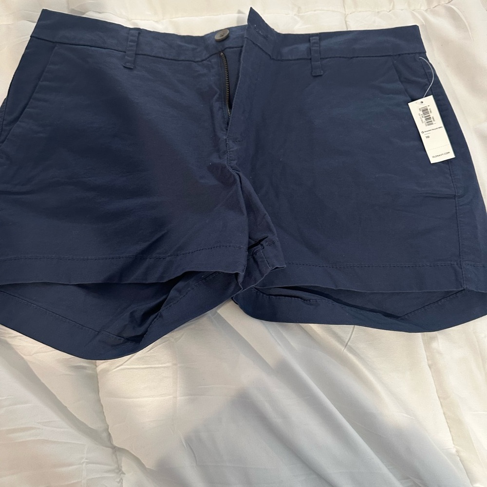 Navy Blue Casual Shorts